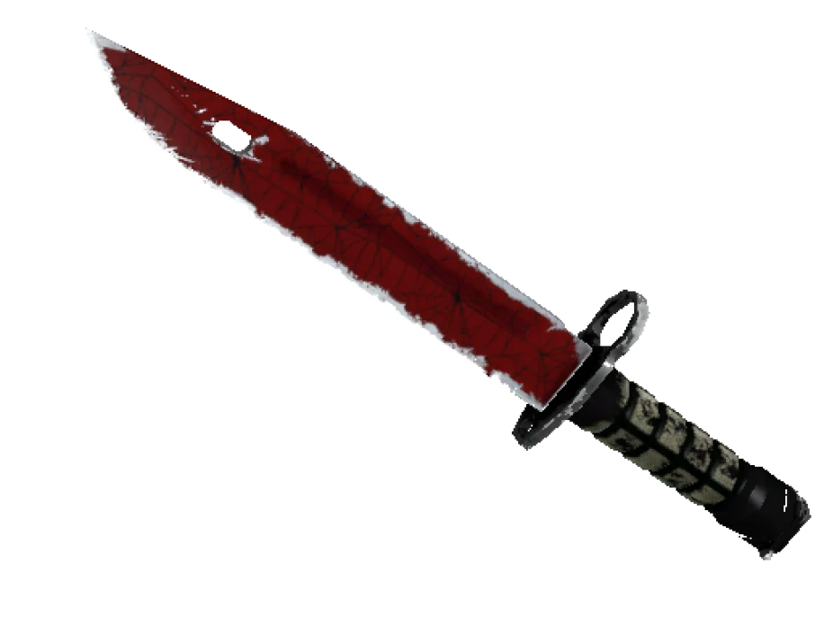 ★ StatTrak™ Bayonet | Crimson Web (Well-Worn)