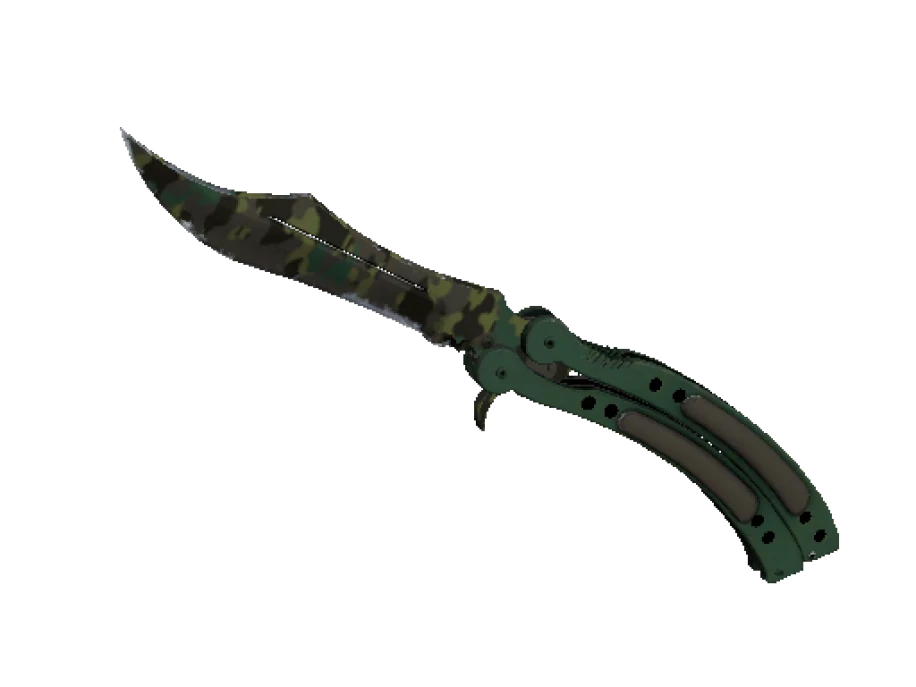 ★ StatTrak™ Butterfly Knife | Boreal Forest (Well-Worn)