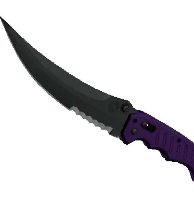 ★ StatTrak™ Flip Knife | Ultraviolet (Minimal Wear)