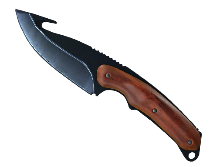 ★ StatTrak™ Gut Knife | Blue Steel (Well-Worn)