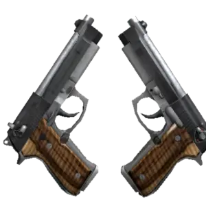 StatTrak™ Dual Berettas | Black Limba (Factory New)