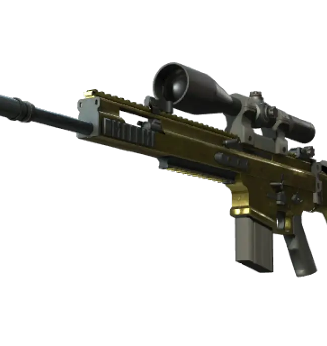 SCAR-20 | Brass (Well-Worn)