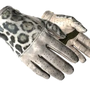 ★ Driver Gloves | Snow Leopard (Well-Worn)